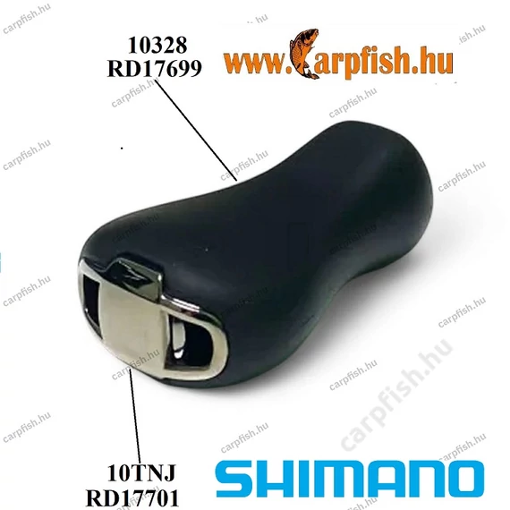 Shimano Handle Knob+Id Plate tekerőgomb+végdugó RD17699+RD17701