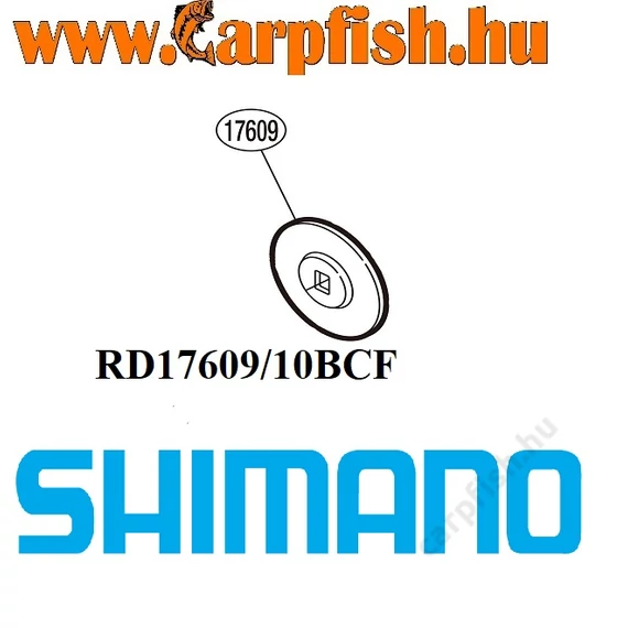 Shimano Key Washer fémlemez fékbe  RD17609